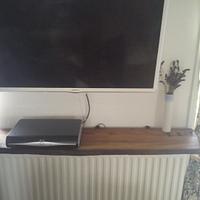 Floating shelf under TV - Project by Wolf (& Rabbit!)