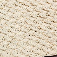 Textured Crochet Fleece Blanket - Project by rajiscrafthobby