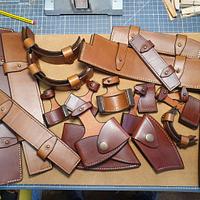 20 Leather Sheaths for Edge Tools - Project by Brit