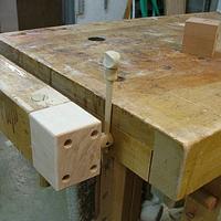 End vise racking stop.