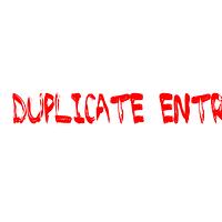 OOPS, Duplicate entry (Shortest post) - Project by LIttleBlackDuck