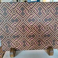 Chain Mail End Grain cutting board 