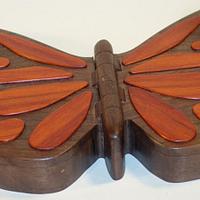 Butterfly Jewelry Box with drawings