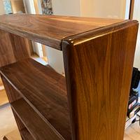 Walnut shelf to match the style of the mirror i made earlier