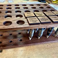Pen turning bushing storage and organization - Project by RyanGi