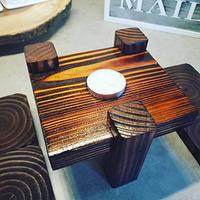 Shou sugi ban candle holder #2  - Project by Hilltop woodworking 