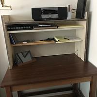 writing desk organizer shelf, prototype