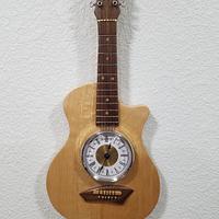 Guitar Clock w/standard "Time to Play"