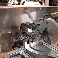 Miter Saw Cabinet and Dust Catcher