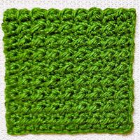 How To Make The Crochet Even Moss Stitch - Project by rajiscrafthobby
