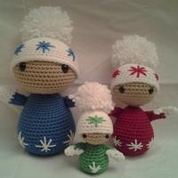 Blip, Red, Pip - The winter dolls - Project by Sherily Toledo's Talents