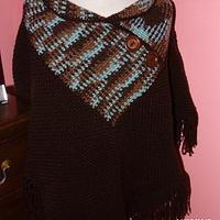 Unplanned Pooling Poncho - Project by Charlotte Huffman