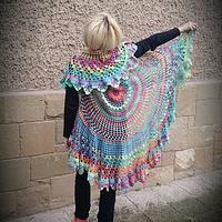 Crochet Bohemian Vest, Rainbow Bohemian Vest, Multicolor Festival, Hippie Bolero
