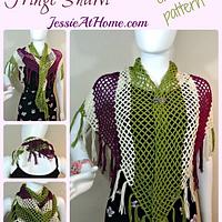 Nettie’s Super Simple Fringe Shawl