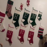 A Wall of Christmas Stockings - Project by ibrich