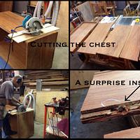 Turning a chest into a table