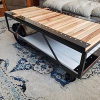 Industrial Steampunk Coffee Table  - Project by Justin 