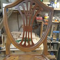 Antique dining chairs 