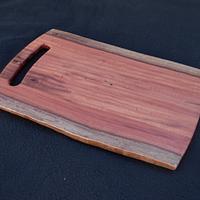 Natural Edge Eucalyptus Cutting Board - Project by Jim Jakosh