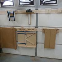Garage door storage