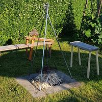 Simple drift wood stool - for the allotment fire pit