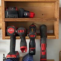 Cordless drill holder