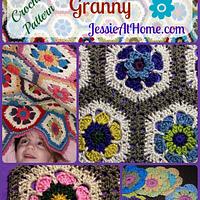Flower Hexagon Granny How-To