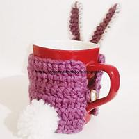 Bunny Mug Cozy - Project by rajiscrafthobby