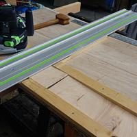 Miter saw using my tracksaw. - Project by Madts