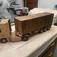 Mercedes Truck, trailer and sea container