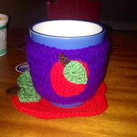 Teacher gift; cup cozy and coaster