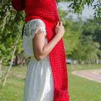 the red ridding hood pocket scarf - Project by jane