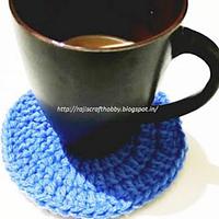 Simple Crochet Coaster - Project by rajiscrafthobby