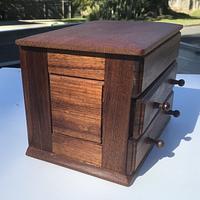 Tasmanian Blackwood and Silky Oak Jewelery Box