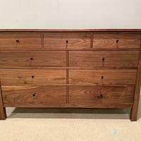 Walnut dresser