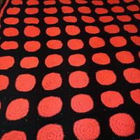 Pink and Black Circle Blanket - Project by CharlenesCreations 