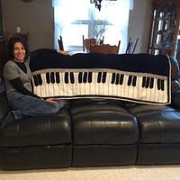 Piano afghan - Project by MamaLou60