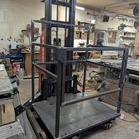 Forklift "man lift" cage