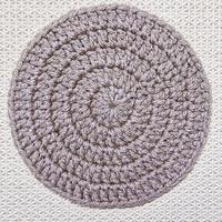 Seamless Double Crochet Circle With Stacked Single Crochet - Project by rajiscrafthobby