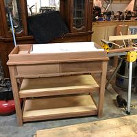 Mahogany Changing Table  - Project by David A Sylvester  