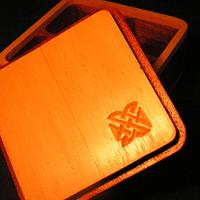 Chip Carved Celtic Box