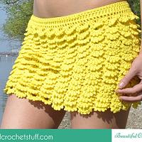 Layered Crochet Skirt  - Project by janegreen