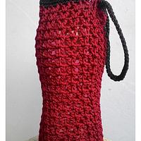 V stitch bottle cover - Project by Farida Cahyaning Ati