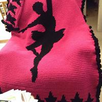 Ballerina silhouette afghan - Project by MamaLou60