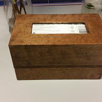 Veneered Kleenex Box with extra storage