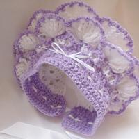 Scalloped bonnet - Project by Catherine 