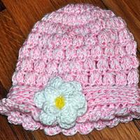 Pink Cloche with Flower - Project by Transitoria
