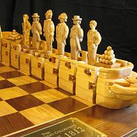 War of 1812 Chess Set by Jim Arnold