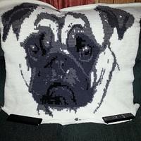 Grand-pug Blanket - Project by klharper14