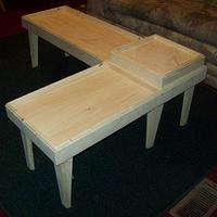 table for 2 couches - Project by jim webster